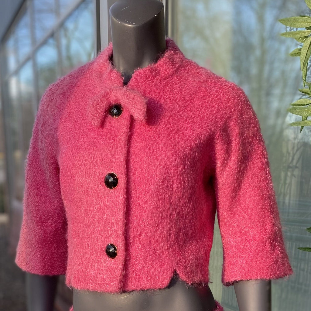 MILLY Vintage Cropped Mohair Jacket - Size 6
